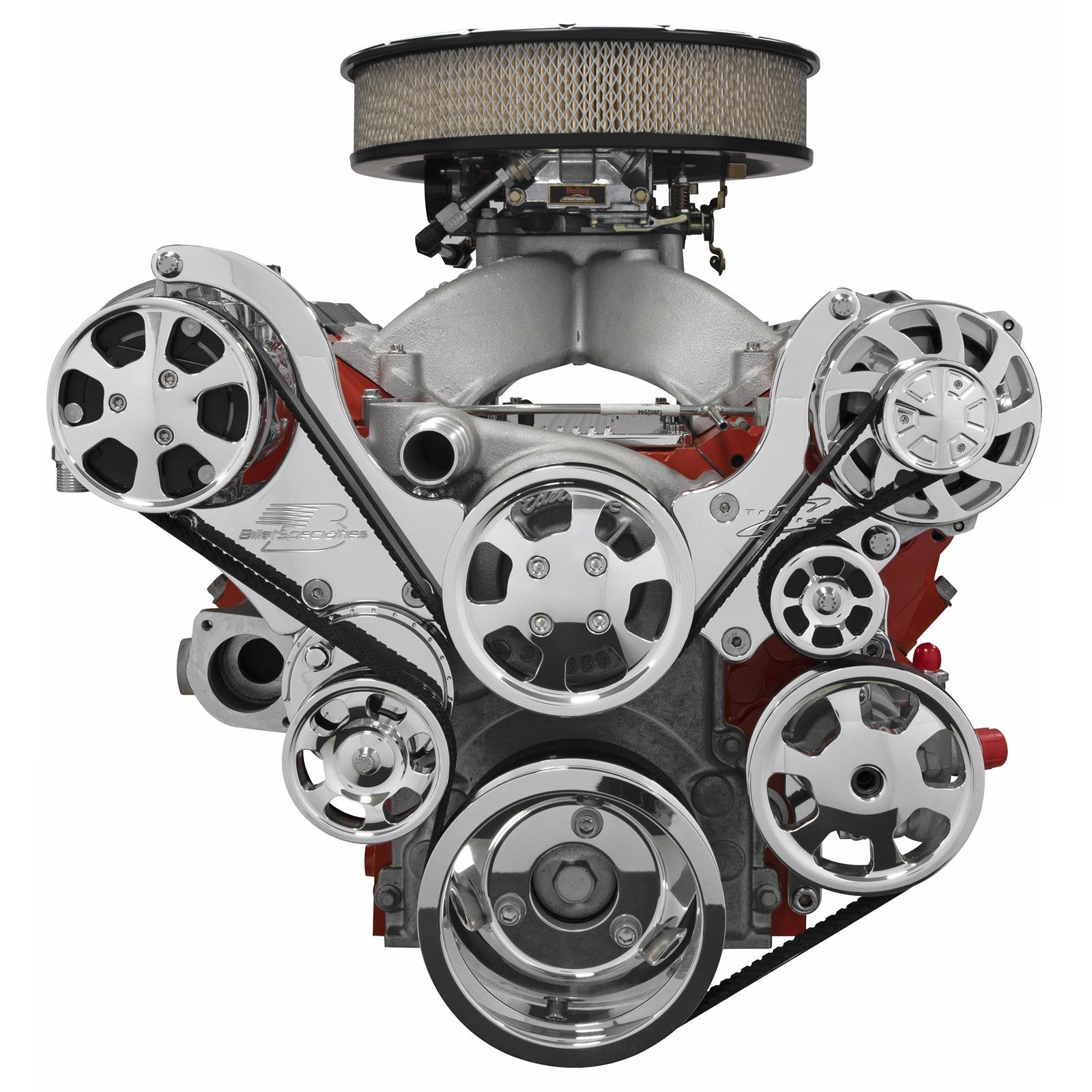 Billet Specialties Tru Trac Serpentine Systems with A/C 13450PA
