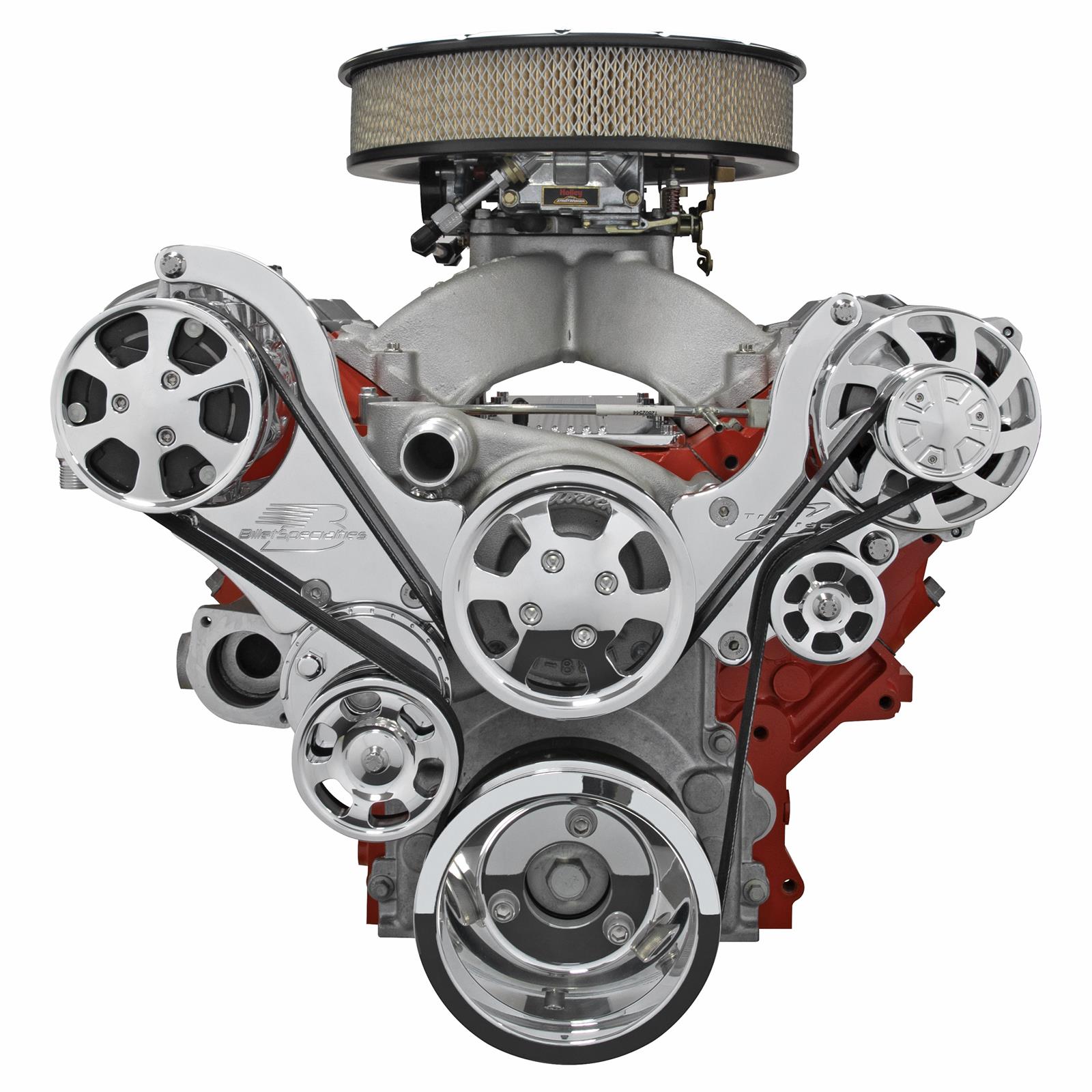 Billet Specialties Tru Trac Serpentine Systems with A/C 13490A