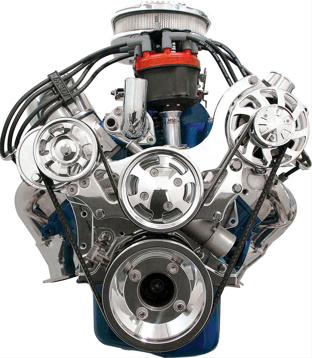 Billet Specialties Tru Trac Serpentine Systems without A/C 13625