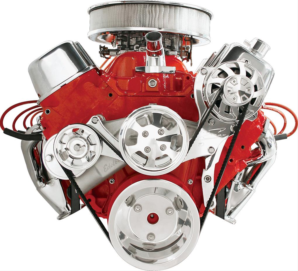 Billet Specialties Tru Trac Serpentine Systems without A/C 14125