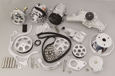 Billet Specialties Tru Trac Serpentine Systems with A/C 14220