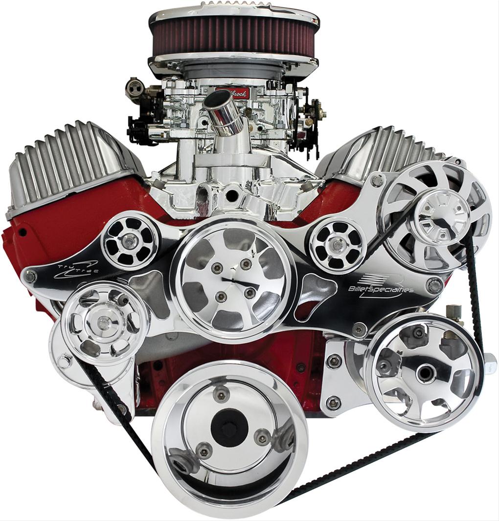 Billet Specialties Tru Trac Serpentine Systems without A/C 14405