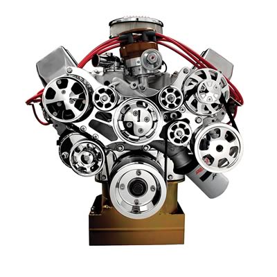 Billet Specialties Tru Trac Serpentine Systems with A/C 14600
