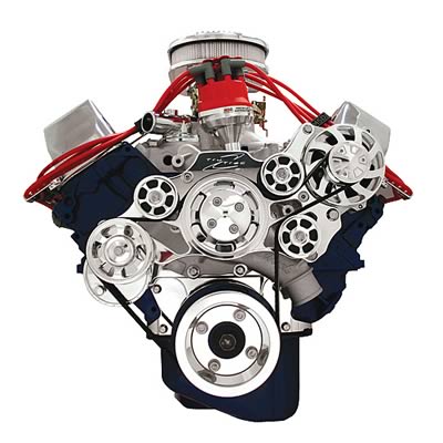 Billet Specialties Tru Trac Serpentine Systems without A/C 14625