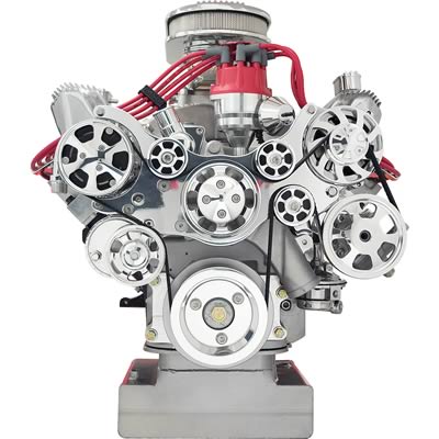 Billet Specialties Tru Trac Serpentine Systems with A/C 14700