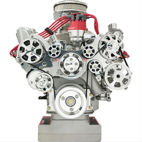 Billet Specialties Tru Trac Serpentine Systems with A/C 14700P