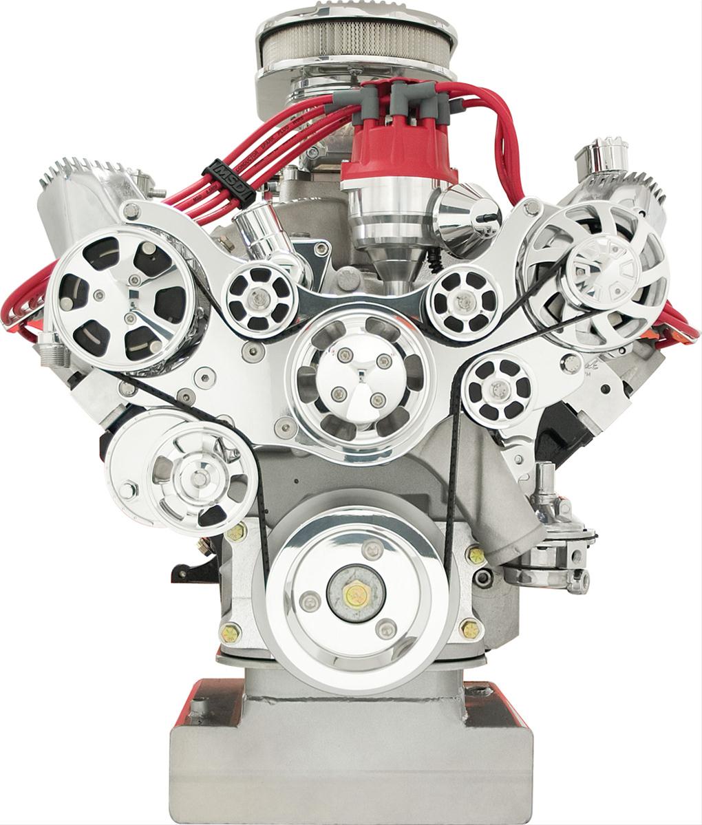 Billet Specialties Tru Trac Serpentine Systems with A/C 14720