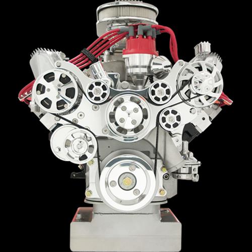 Billet Specialties Tru Trac Serpentine Systems with A/C 14720A