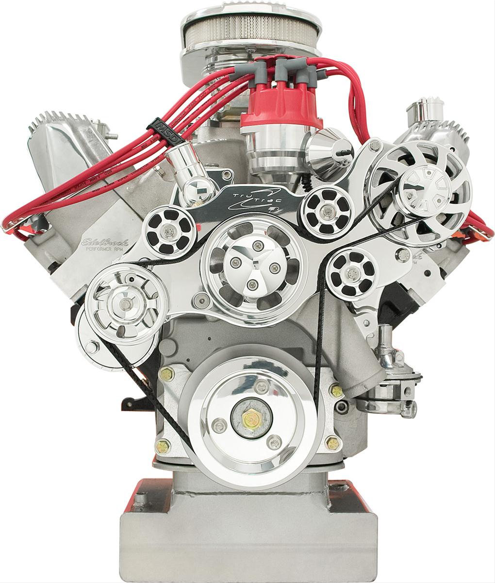 Billet Specialties Tru Trac Serpentine Systems without A/C 14725