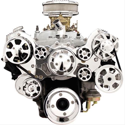 Billet Specialties Tru Trac Serpentine Systems with A/C 14900P
