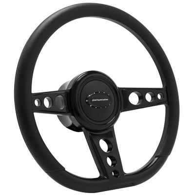 Billet Specialties Half-Wrap Steering Wheels BLK29427