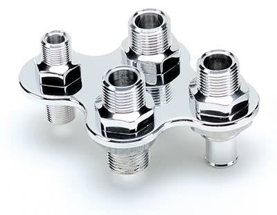Billet Specialties Heat and Air Conditioning Bulkheads 66925
