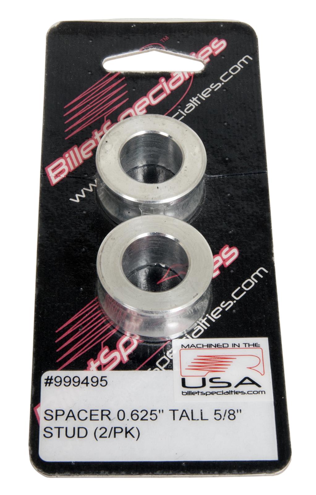 Billet Specialties Wheel Stud Spacers 999495