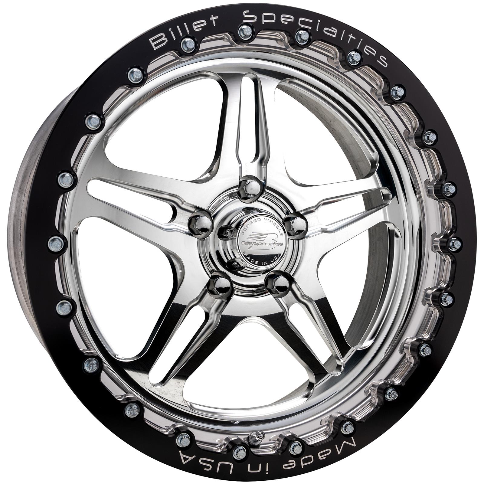 Billet Specialties AMC45 Lonestar Single Beadlock Polished Custom Order Wheels AMC45SB580
