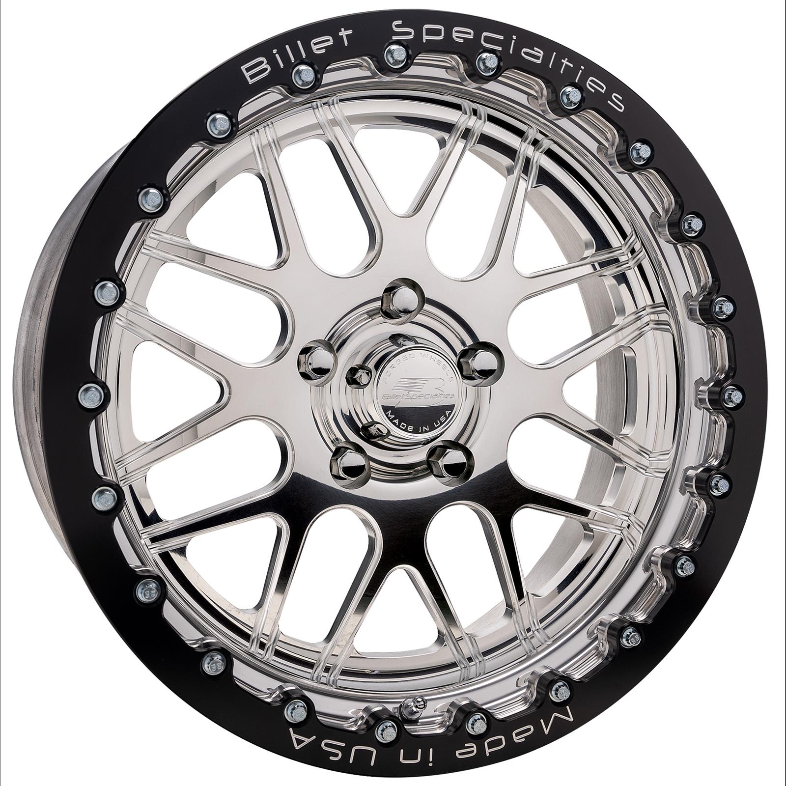 Billet Specialties AMC60 Turbo Single Beadlock Polished Custom Order Wheels AMC60SB512