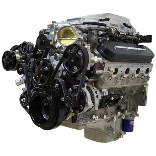 Billet Specialties Tru Trac Serpentine Systems with A/C BLK13410