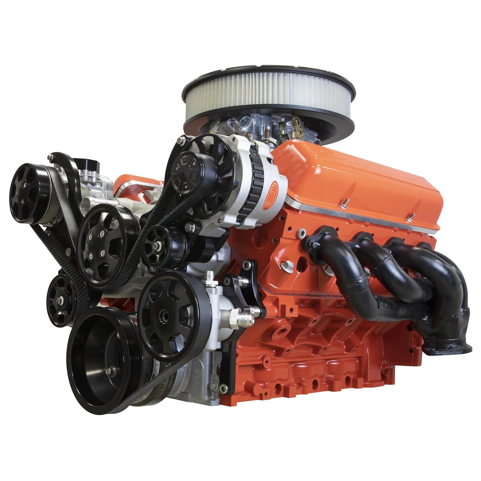 Billet Specialties Tru Trac Serpentine Systems with A/C BLK13450NA