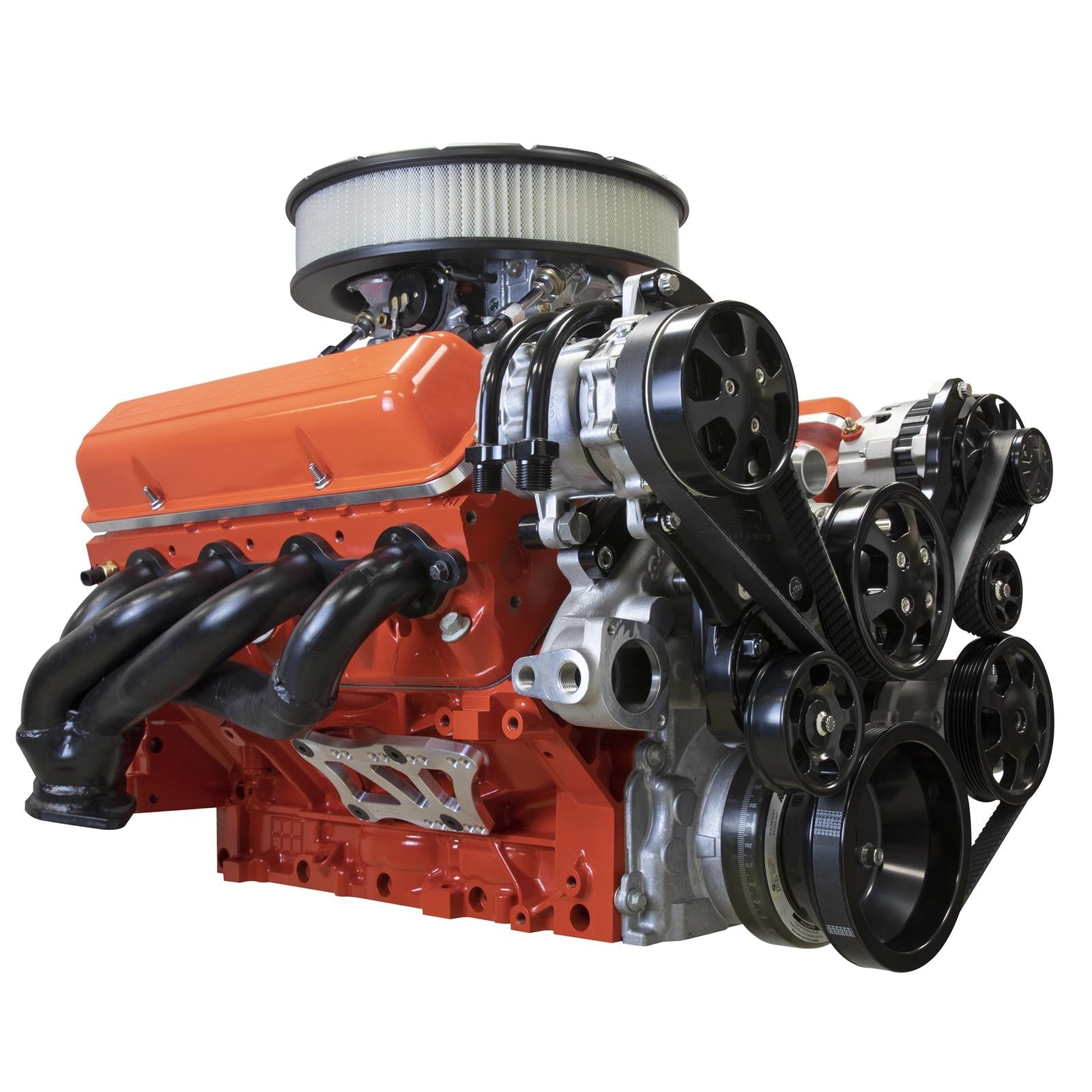 Billet Specialties Tru Trac Serpentine Systems with A/C BLK13450NA