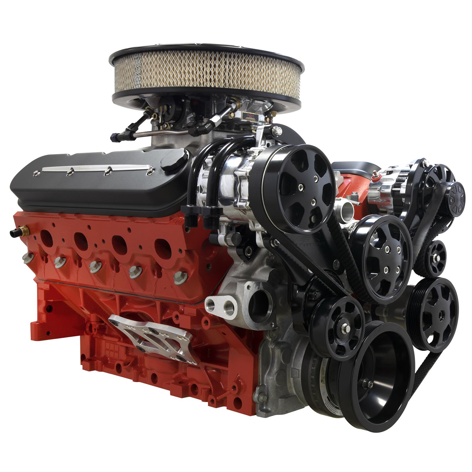 Billet Specialties Tru Trac Serpentine Systems with A/C BLK13450PA