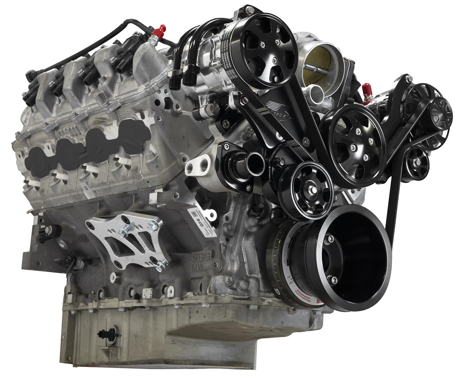 Billet Specialties Tru Trac Serpentine Systems with A/C BLK13560