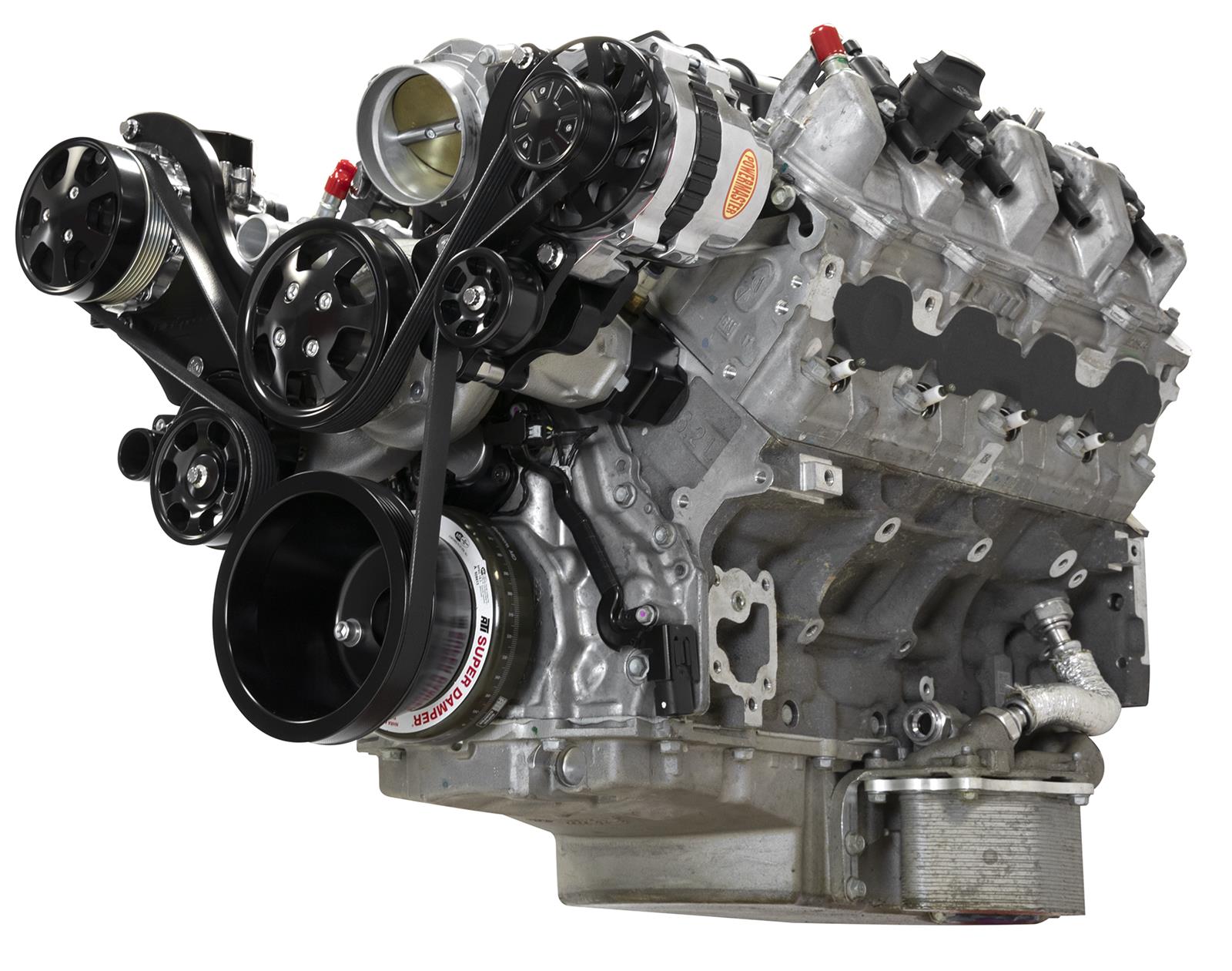 Billet Specialties Tru Trac Serpentine Systems with A/C BLK13560