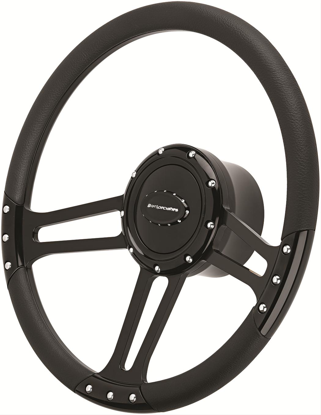 Billet Specialties Half-Wrap Steering Wheels BLK29263
