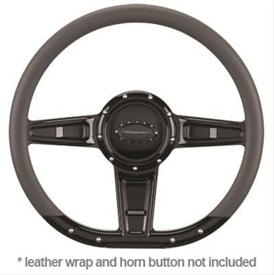 Billet Specialties Half-Wrap Steering Wheels BLK29402