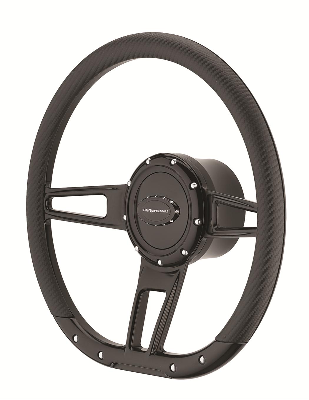 Billet Specialties Half-Wrap Steering Wheels BLK29409