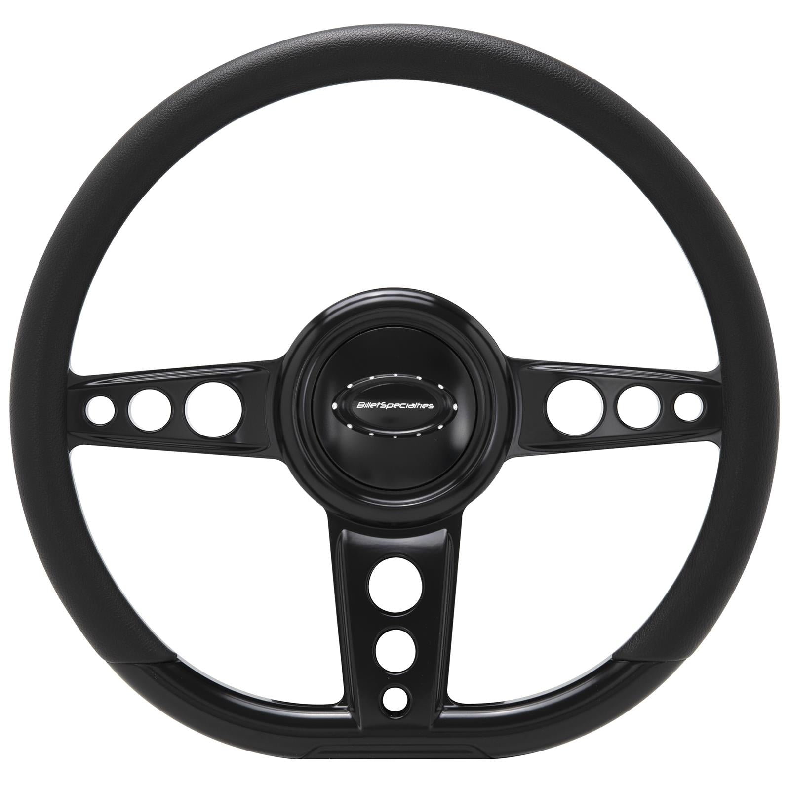 Billet Specialties Half-Wrap Steering Wheels BLK29427