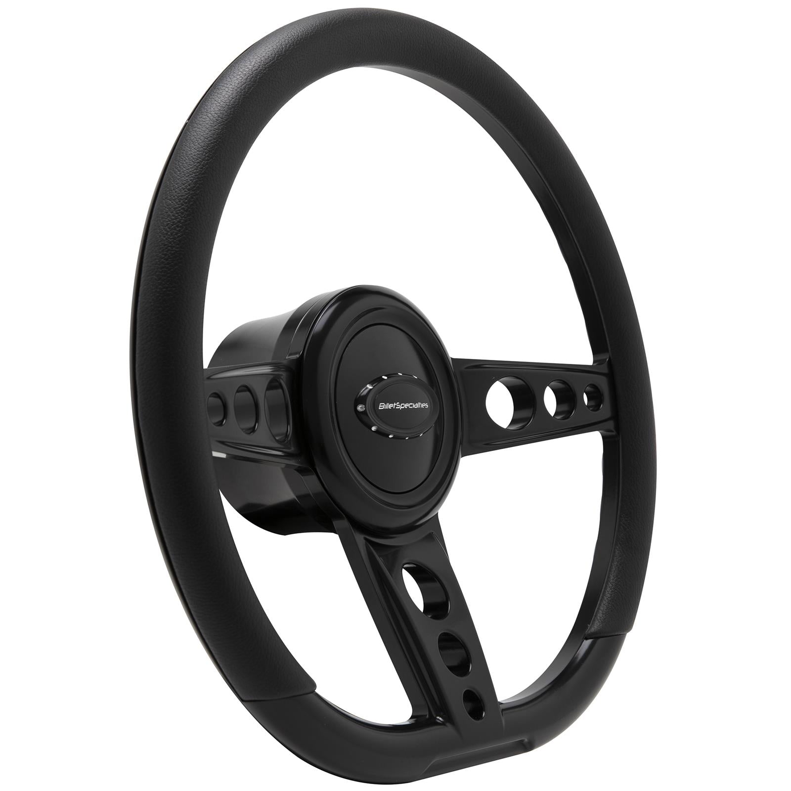 Billet Specialties Half-Wrap Steering Wheels BLK29427