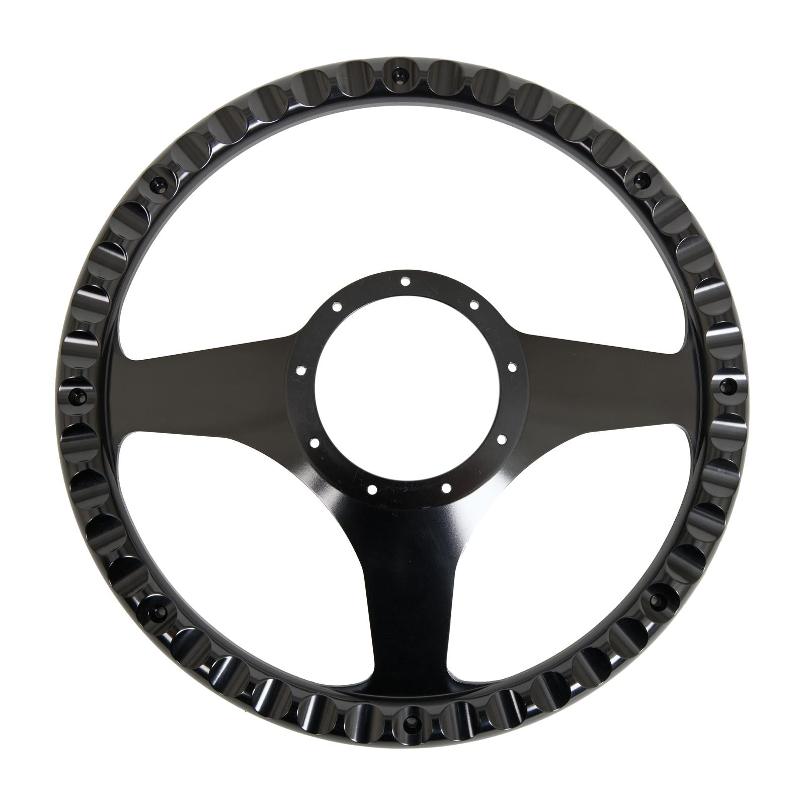 Billet Specialties Half-Wrap Steering Wheels BLK30103