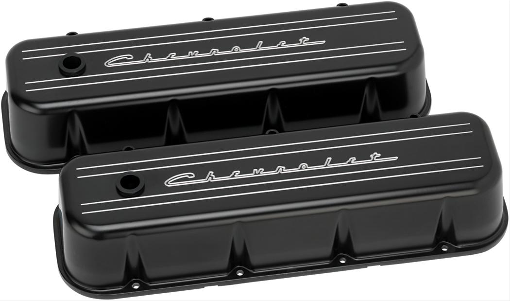 Billet Specialties Diecast Aluminum Valve Covers BLK96123