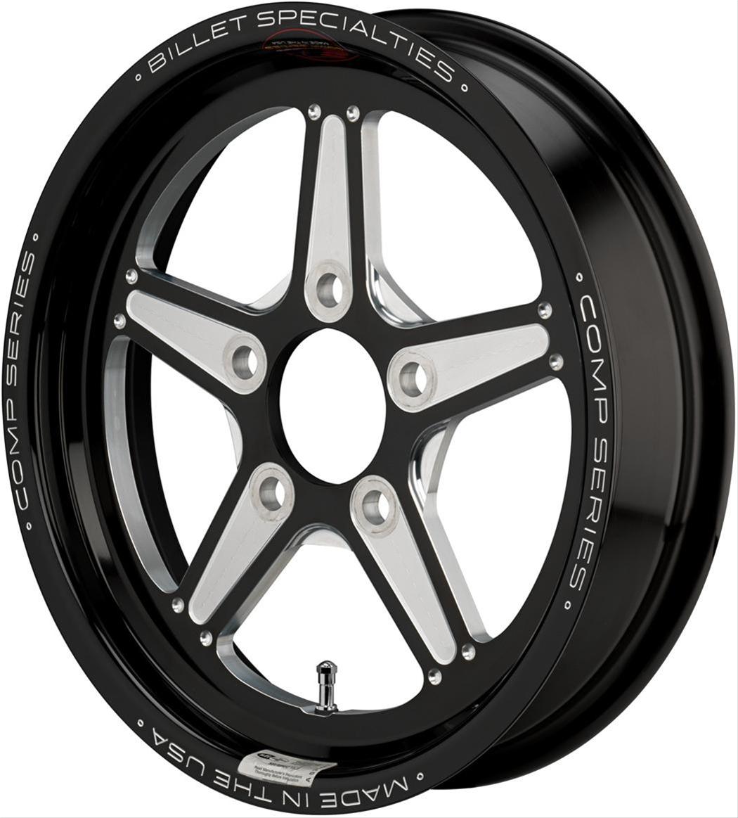Billet Specialties Comp 5 Series Black Wheels CSFB3721AN