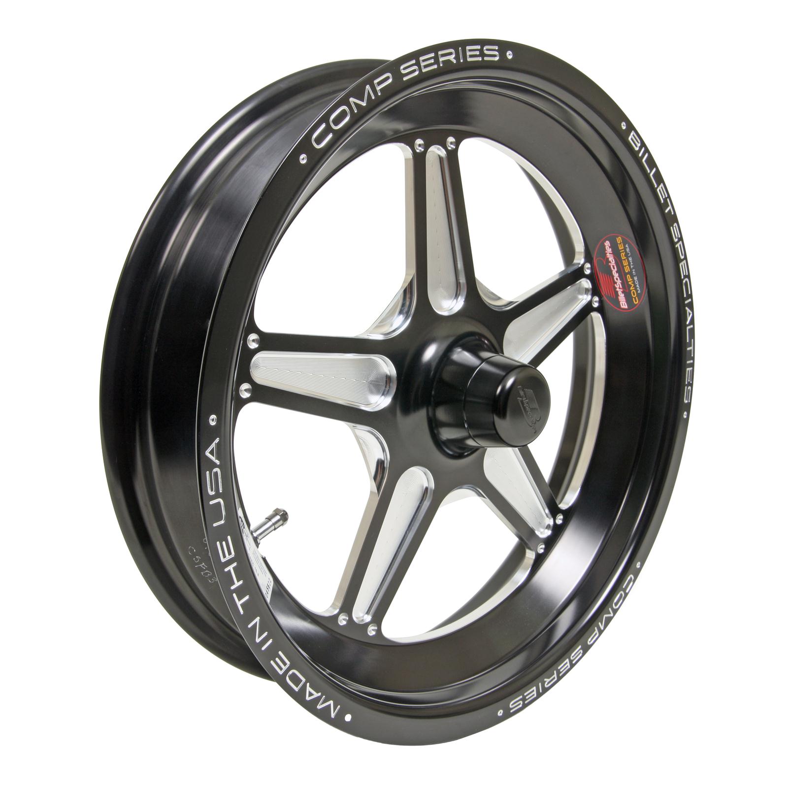 Billet Specialties Comp 5 Series Black Wheels CSFB3535SS17