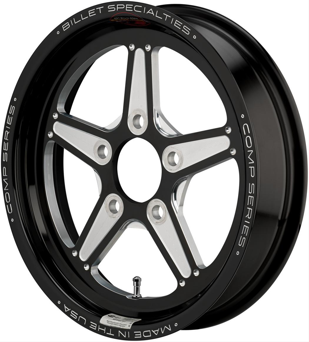 Billet Specialties Comp 5 Series Black Wheels CSFB35356522