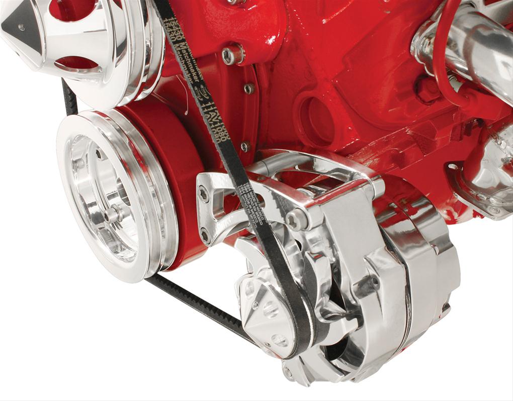 Billet Specialties Polished Alternator Brackets FM0105PC