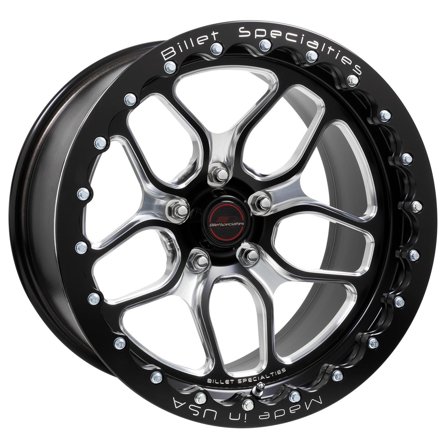 Billet Specialties Win Lite Black Anodized Wheels with Single Beadlock BRSB271F9051N
