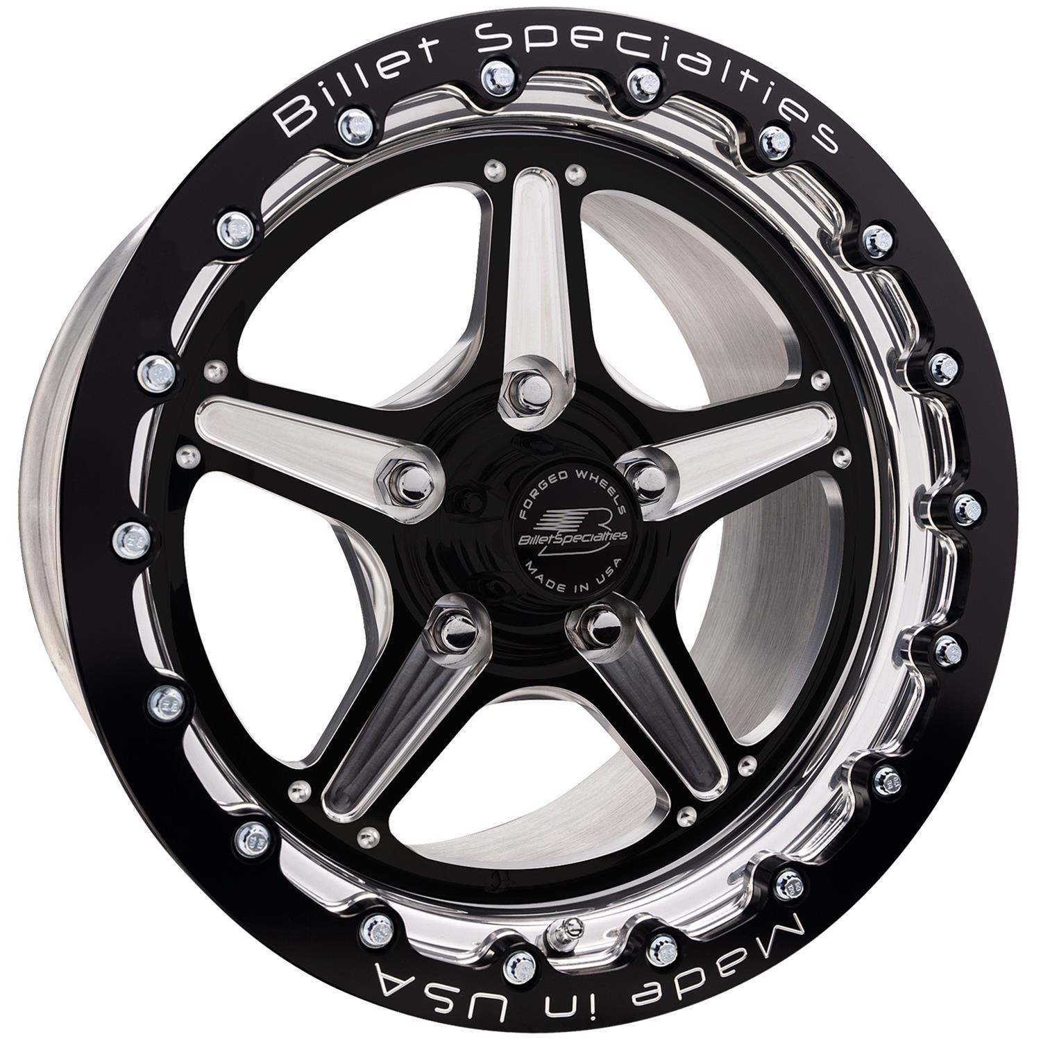 Billet Specialties Street Lite Black Single Beadlock Wheels BRSB2351FL6575