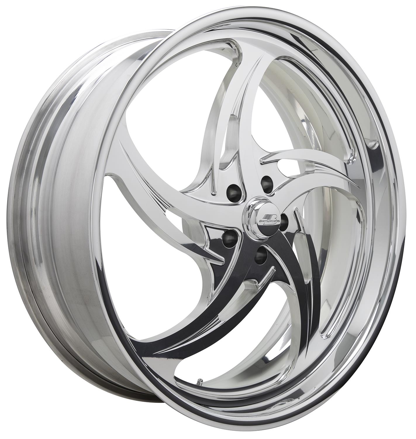 Billet Specialties SLG Series SLG85 Hurricane Polished Custom Order Wheels SLG85285