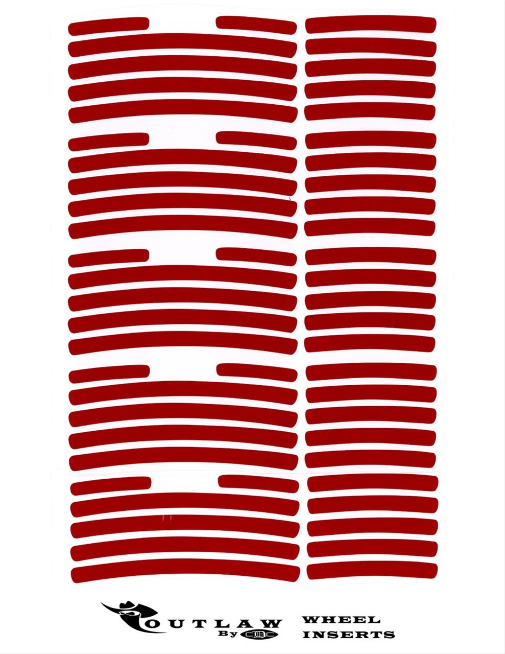 Classic Design Concepts Outlaw Reflective Wheel Graphic Kits 1511-7025-01