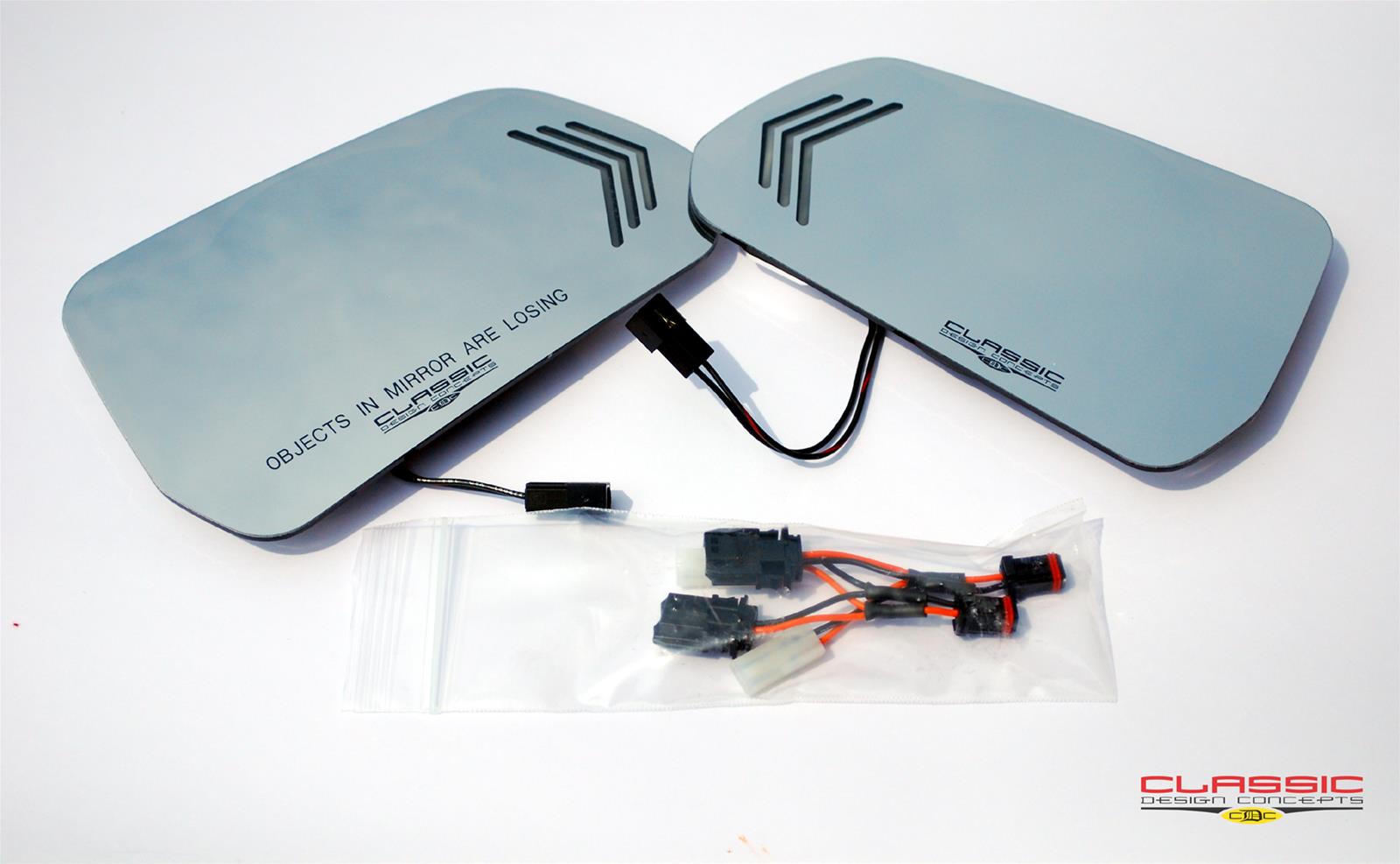 Classic Design Concepts Mustang Directional Mirrors 1511-7053-01c