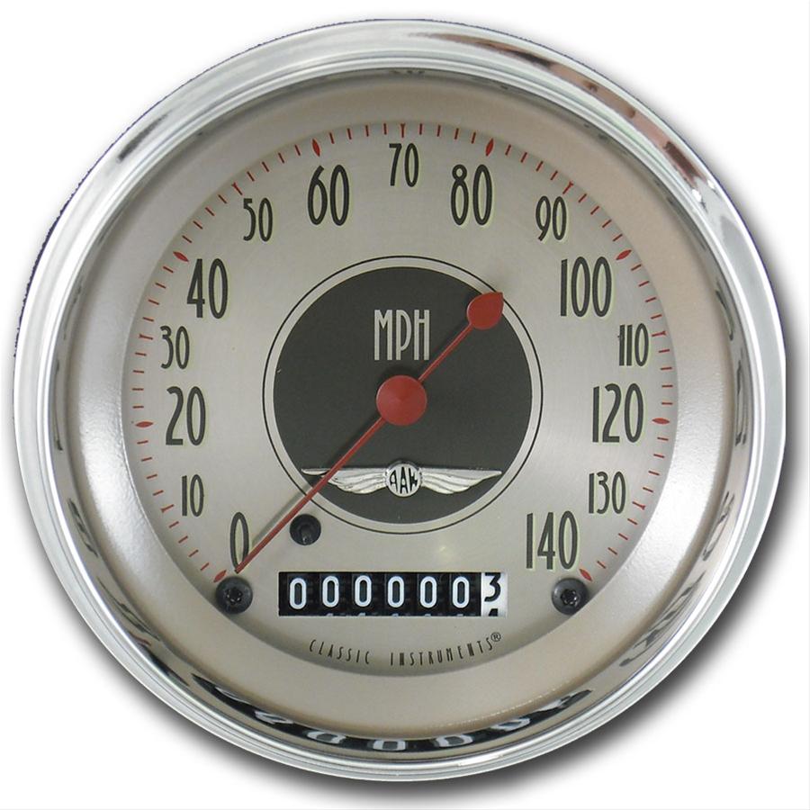 Classic Instruments All-American Nickel Series Speedometers AN55SHC