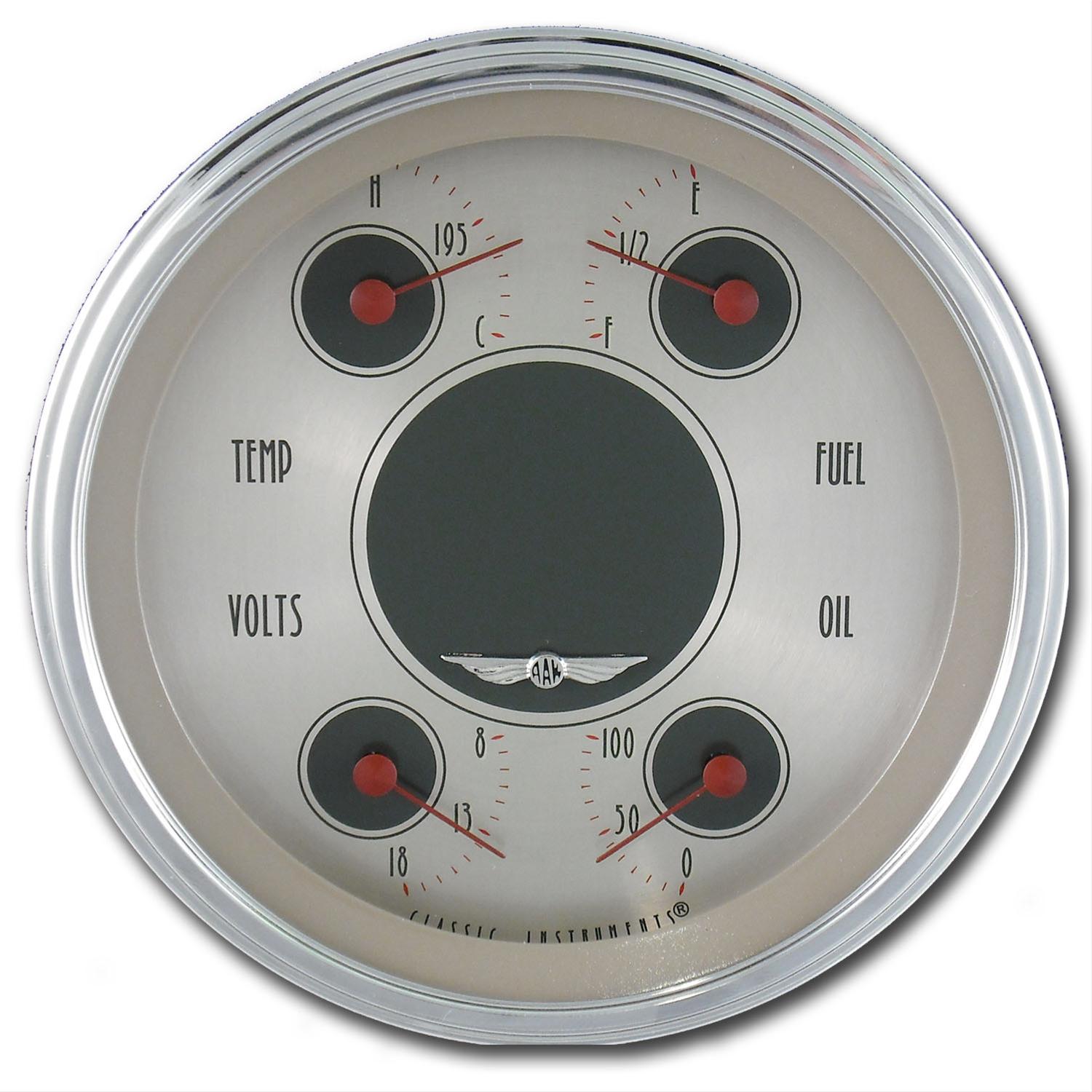 Classic Instruments All-American Nickel Series Gauge Sets AN73SHC