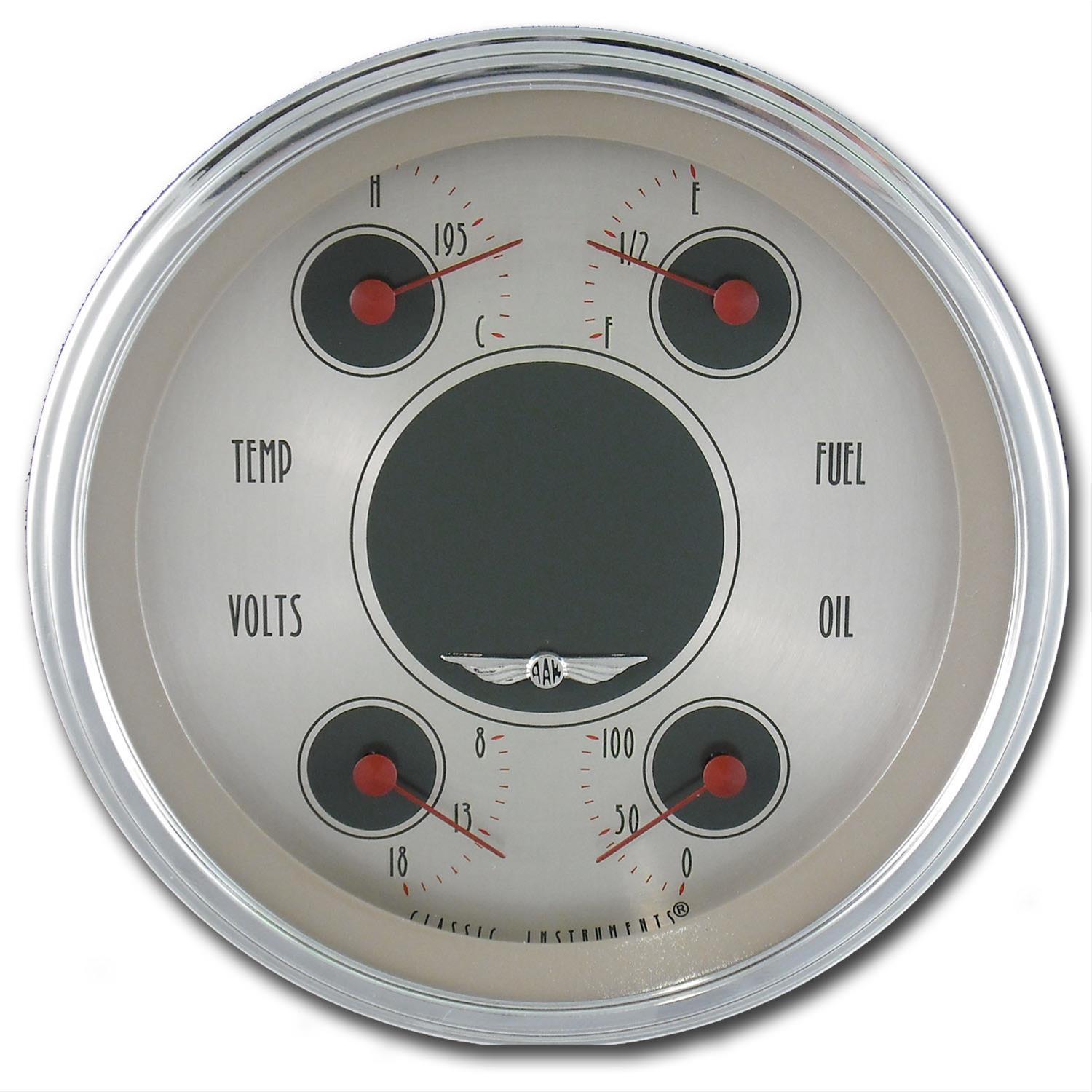 Classic Instruments All-American Nickel Series Gauge Sets AN78SLC