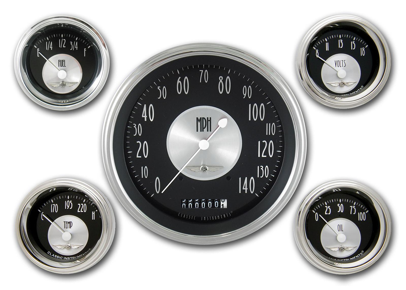 Classic Instruments All-American Tradition Series Gauge Sets AT54SLC