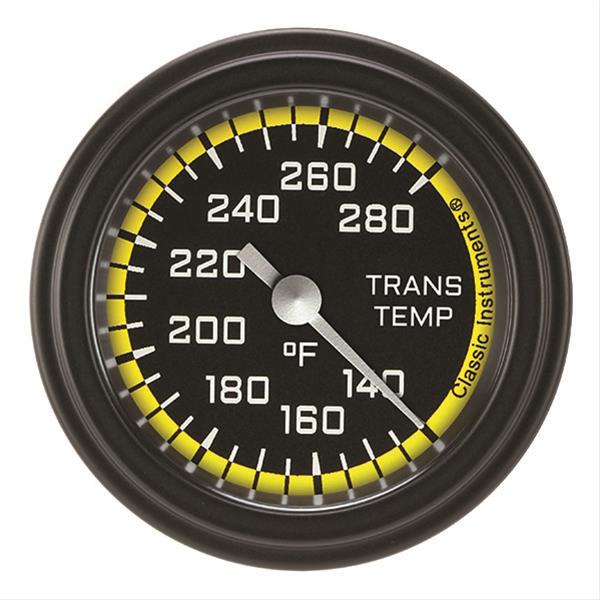 Classic Instruments Auto Cross Yellow Series Gauges AX127YBLF