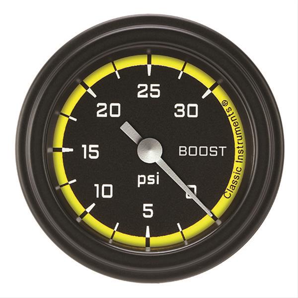 Classic Instruments Auto Cross Yellow Series Gauges AX142YBLF