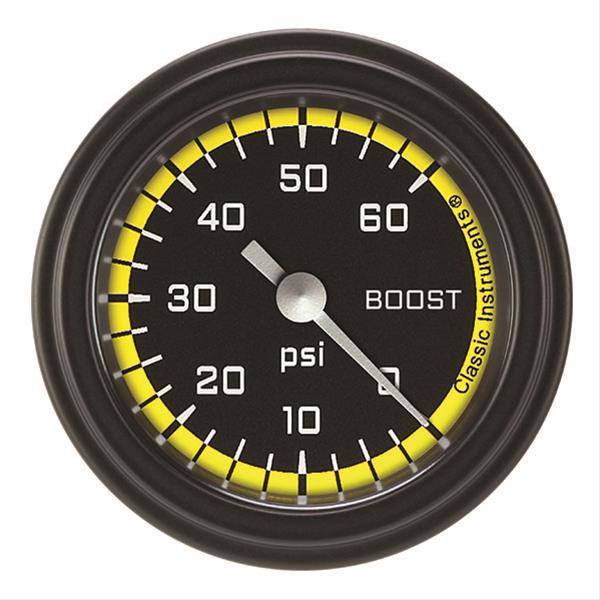 Classic Instruments Auto Cross Yellow Series Gauges AX143YBLF