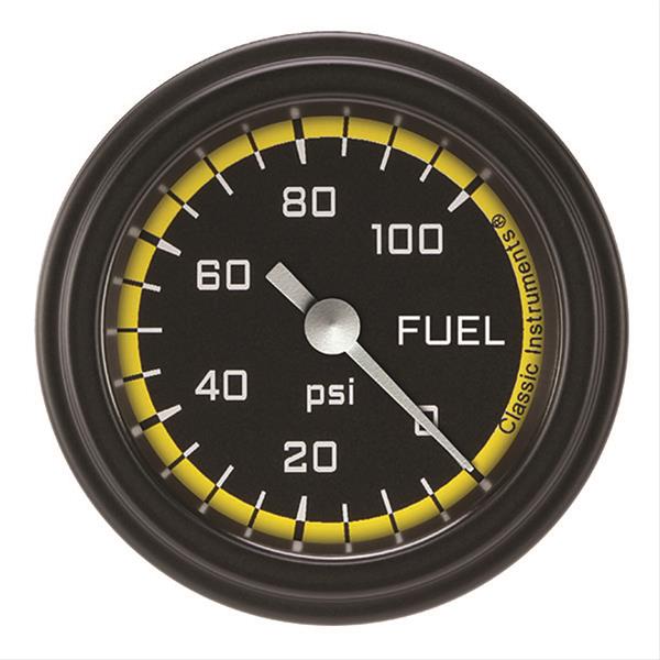 Classic Instruments Auto Cross Yellow Series Gauges AX146YBLF