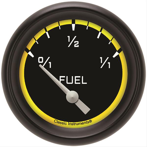 Classic Instruments Auto Cross Yellow Series Gauges AX211YBPF